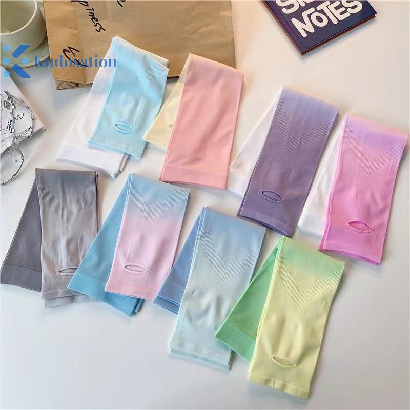 Kudosation UPF50 + Tay Áo Vải Băng Thoáng Khí Nhanh Khô Chạy Thể Thao Chống Nắng Chống Tia UV Vỏ Tay Dài Tay Đi Xe Đạp Tay Áo
