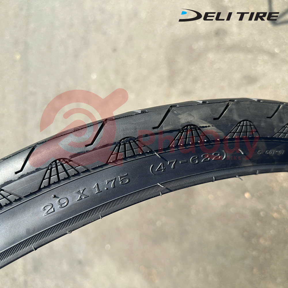 Vỏ Deli 29x1.75 (47-622) Gai Trơn Có Talon