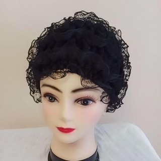MERIGGIARE Mũ Turban Nữ, Sợi Acrylic Quấn Ren Mũ Bonnet, Lưới Thoáng Khí Chemo Mũ