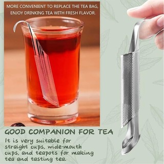 Máy khuếch tán trà bằng thép không gỉ 2026 Nâng cấp hiện vật trà Ống sáng tạo Máy pha trà bằng thép không gỉ có móc treo Tay cầm lỗ mịn Máy khuếch tán khoảng cách trà hoặc Cà phê lá trà rời