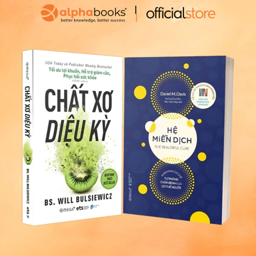 Lẻ/Combo Bộ Sách Chất Xơ Diệu Kỳ: Tối Ưu Lợi Khuẩn, Hỗ Trợ Giảm Cân, Phục Hồi Sức Khỏe+ Hệ Miễn Dịch (Alpha Books)