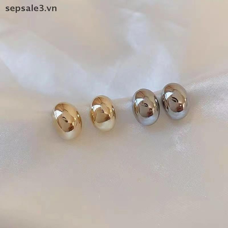 # Sepsale # 1 Đôi Bông Tai Màu Vàng Hợp Kim Hình Đậu Đơn Giản Cho Người Phụ Nữ Phong Cách Hàn Quốc Trang Sức Thời Trang Goth Đảng Phụ Kiện Trang Sức Bé Gái.