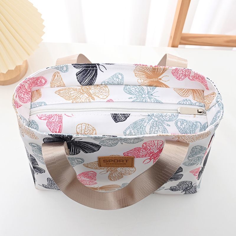 Túi đựng hộp cơm trưa bằng vải Canvas Túi đựng đồ ăn trưa cầm tay Túi vải cầm tay Túi Bento cách nhiệt Túi Bento trẻ em Túi cách nhiệt ăn trưa Túi vải Bento Túi vải dã ngoại Túi tote chống thấm nước