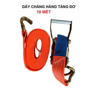 Bộ 10 mét dây cảo chằng hàng, tăng đơ bản 5cm, dây tăng đơ chằng hàng, pallet, xe máy, ô tô, vận chuyển hàng hóa