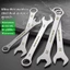 ITRUMPET 1 Cờ lê mở siêu mỏng, Cờ lê Ratchet hai đầu đa chức năng, Cờ lê mở độ dày 5-32mm 3mm bền bỉ Dụng cụ sửa chữa ô tô xe đạp
