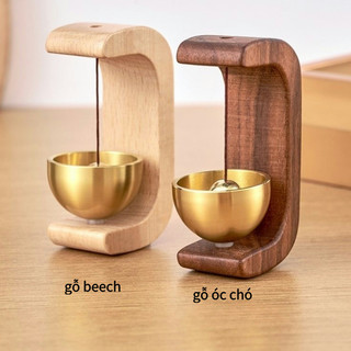 Chuông Gió Bằng Gỗ Đồng Vintage Chuông Gió Bằng Gỗ Trang Trí Cửa Hàng Nhà Cửa Tạo Không Gian Dễ Chịu