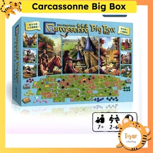 Boardgame Carcassonne Big Box Quản Lý Lãnh Thổ Tigarboardgame