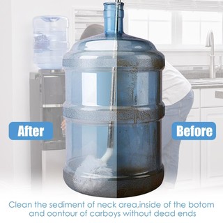 Bàn chải tròn 24in cho hộp đựng 5 Gallon / Bàn chải Gallon Bàn chải Gallon hình chữ L cho đĩa đựng kính Hộp đựng bồn rửa cốc antirtvn