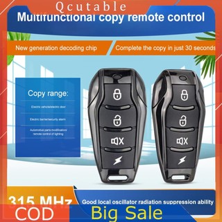 315 / 433Mhz Sao chép Điều khiển từ xa Bộ sao chép chìa khóa 4 nút phổ biến cho cổng nhà để xe