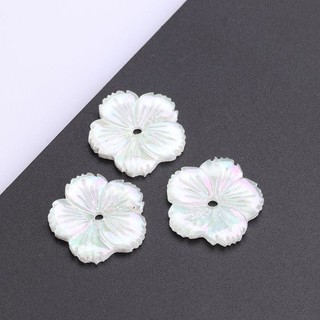 Kẹp tóc handmade từ nhựa lớn hoa anh đào 21 mm - phụ kiện trang sức cô dâu độc đáo