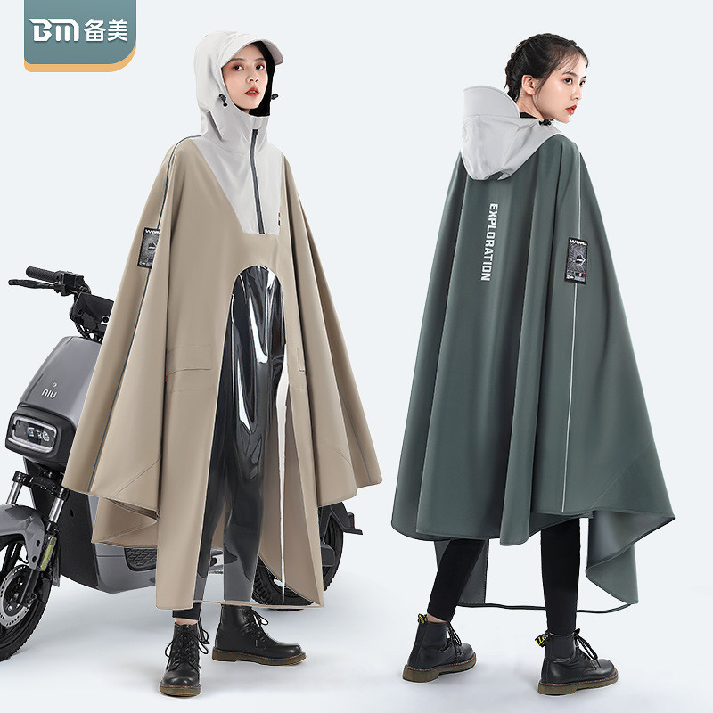 Áo mưa xe máy dày và kéo dài thân áo mưa