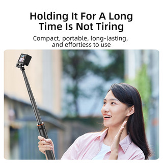 Dành cho DJI Osmo POCKET 3 / GoPro / Osmo action3 / 4 / GO 3 Chân máy cực mở rộng, Giá đỡ gậy Selfie 140cm, Chịu áp lực, Chống mài mòn, Phụ kiện chống trượt để chụp máy ảnh hành động