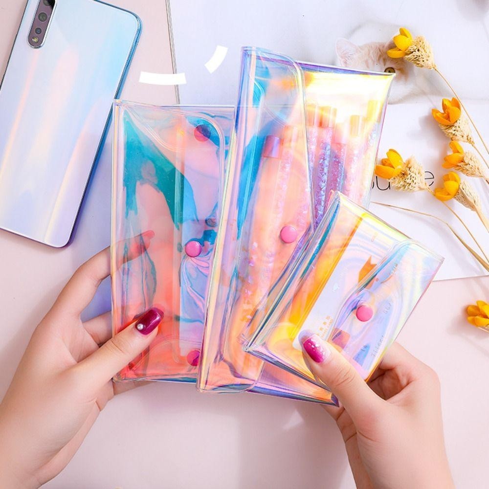 Ví bỏ túi SAVORBOX, Túi đựng mỹ phẩm đa chức năng chống nước, Hộp đựng thẻ tín dụng trong suốt bằng nhựa PVC di động Nam và Nữ