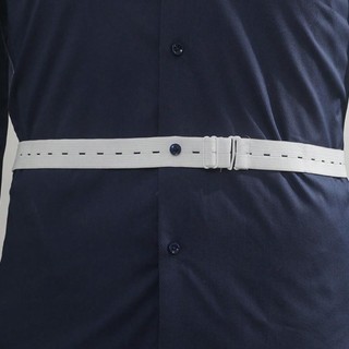 Tredding491 Áo sơ mi co giãn chống nhăn, giữ form tốt với dây lưng nylon kinh doanh