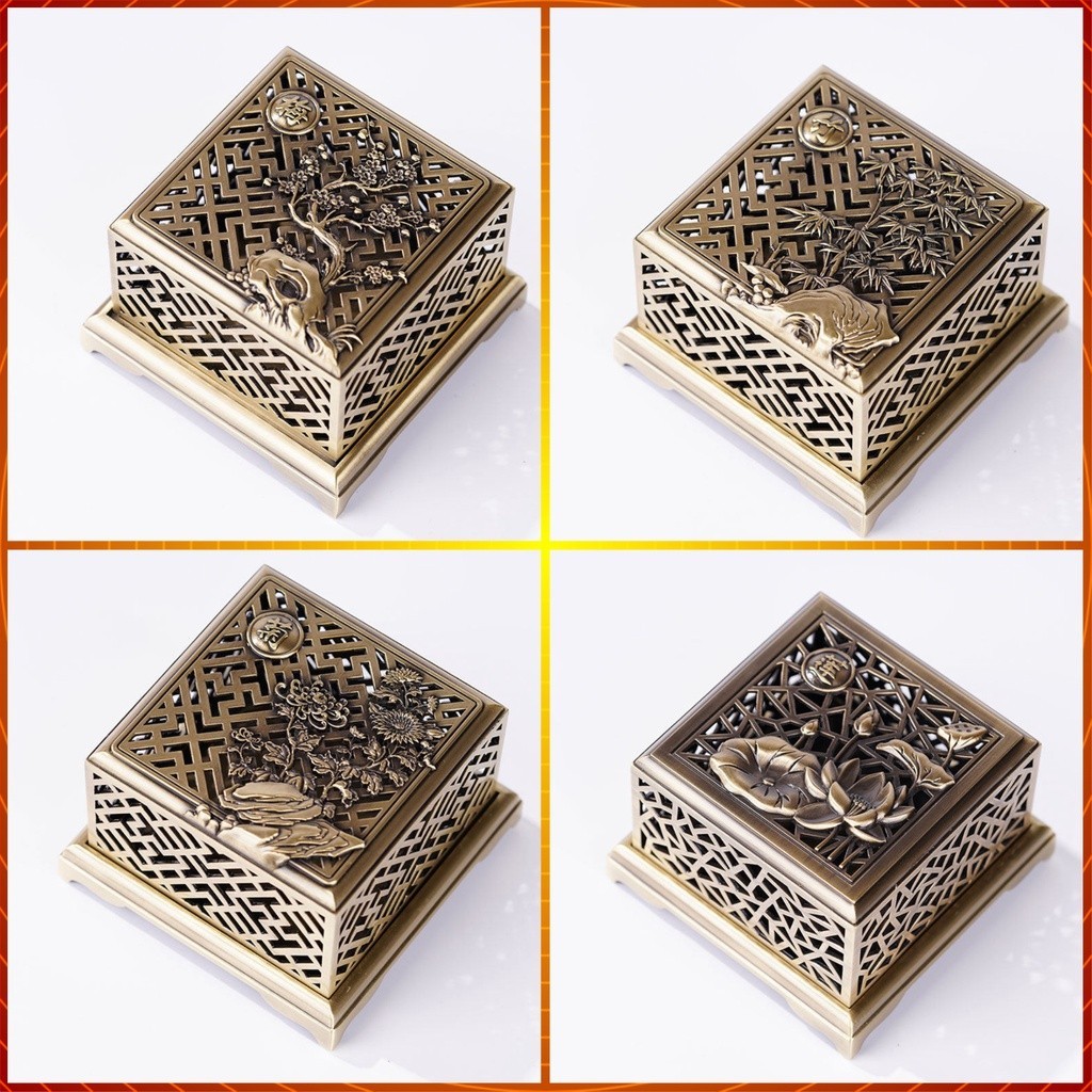 LƯ HƯƠNG XÔNG TRẦM BẰNG HỢP KIM ĐỒNG CỠ LỚN