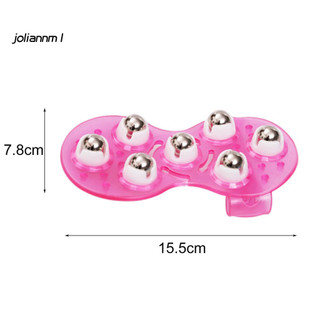 Jo1 Massage Con Lăn Bóng 7 Hạt Thiết Kế Công Thái Học Thân PVC Chống Cellulite Cơ Giảm Đau Thư Giãn Găng Tay Cho Unisex