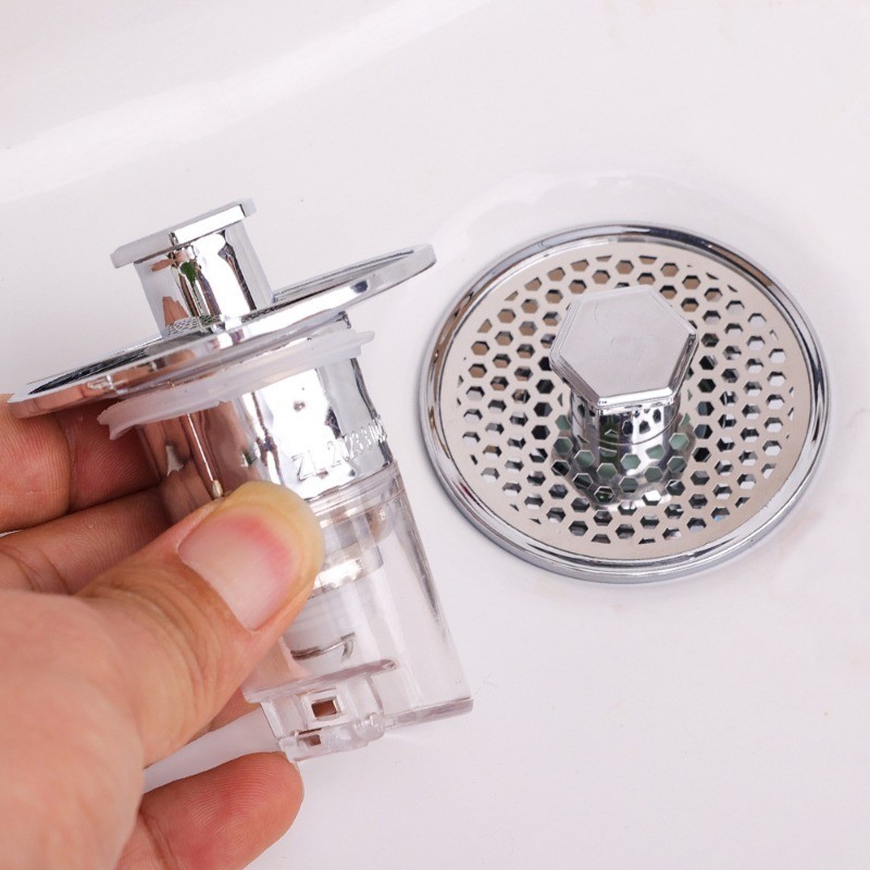 [Đặc sắc] Lõi nảy chậu rửa - Bẫy lông thú - Dụng cụ thoát nước sàn phòng tắm - Dụng cụ lọc thoát nước nhà bếp - Bộ lọc thoát nước bồn rửa - Chống mùi hôi, chống côn trùng, chống tắc nghẽn