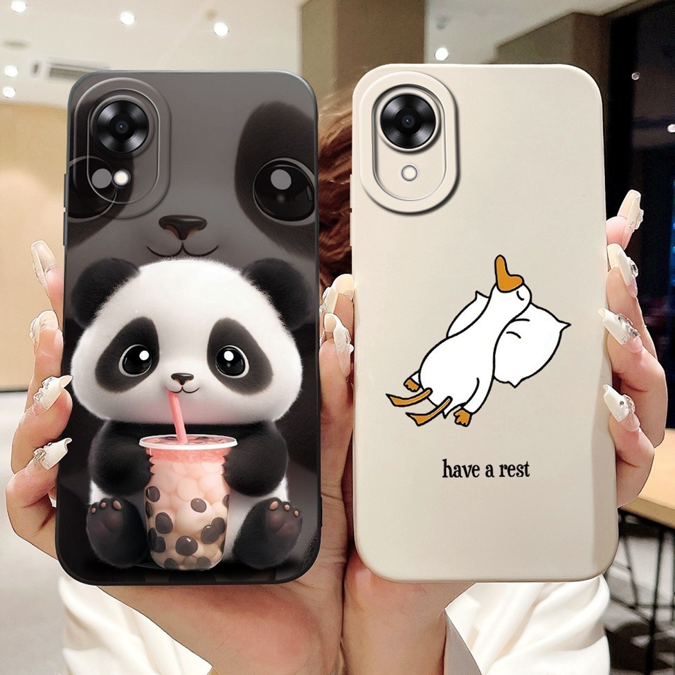 Ốp lưng Oppo A17k CPH2471 Vỏ silicon chống sốc sơn dễ thương thời trang Oppo A17k Vỏ điện thoại