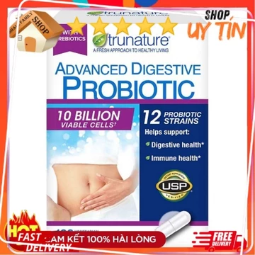 Viên uống hỗ trợ tiêu hoá (Men vi sinh) Advanced Digestive Probiotic Trunature 100v - Small Family