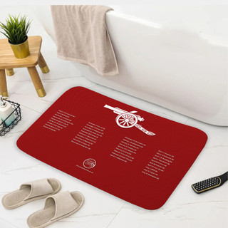 Thảm cửa Logo câu lạc bộ bóng đá Arsenal Phòng ngủ Văn phòng Trang trí nội thất Thảm trải sàn chống trượt (60x40CM)