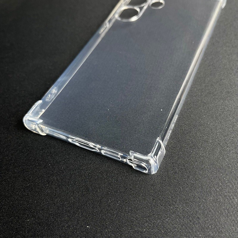 Ốp lưng Samsung S23 FE / S23 Plus /Ultra 5G nhựa silicon trong suốt dẻo cao cấp chống sốc bảo vệ cam