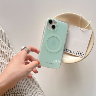 Thiết Kế Mới Mờ Từ Tính iPhone Dành Cho Apple iPhone 15 Pro Max 14 Chống Rơi 13 12 Khung Trong Suốt Hai Lớp Chất Lượng Cao ins Hồng Vàng Xanh