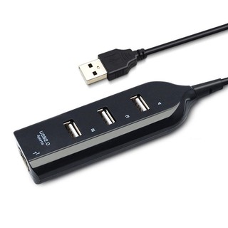 Usb Hub 2.0 Đa USB Tốc Độ Cao Hub Splitter 4 Cổng USB Hub Adapter Cho Laptop Thu Phụ Kiện Máy Tính Màu Đen