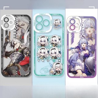 Ốp Lưng Cho Iphone 11 12 13 14 15 Pro Max 6 6S 7 8 Plus 7Plus 12 Mini XS Max XR SE 2 3 PhoneCasing Honkai Star Rail Robin Boothill Firefly Họa Tiết Trong Suốt Bảo Vệ Camera