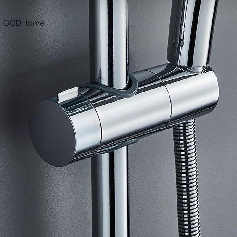Phụ kiện phòng tắm GCDHome 360° Xoay 18-25mm Giá đỡ vòi hoa sen có thể điều chỉnh Giá đỡ vòi hoa sen Kẹp vòi hoa sen Đường ray trượt HOT