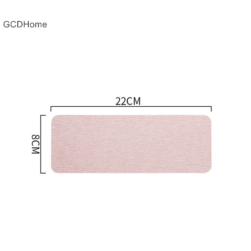 Gcdhome Home Diatomite Thảm Chống Thấm Nước Tấm Lót Chịu Nhiệt Coaster Diatomaceous Vòi Bồn Rửa Nhà Bếp Nhanh Khô Chống Trơn Trượt Thảm HOT