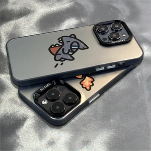 Dành Cho OPPO Find X7 X6 X5 Pro A17K A16K A95 A83 A71 A39 A37 F11 Pro F1S F7 F5 A36 A76 A96 4G Neo 9 A12 A7 A5S Vỏ Điện Thoại Khủng Long Thở Lửa Cool Boy Nam Cá Voi Xanh Matte Cover