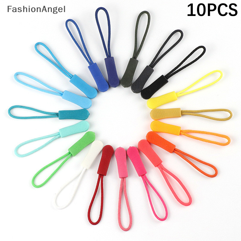 Fashionangel Mới 10 Chiếc Dây Kéo Kéo Kéo Cuối Phù Hợp Với Dây Thẻ Thay Thế Kẹp Khóa Gãy Fixer Dây Kéo Tab Túi Du Lịch Vali Lều TH