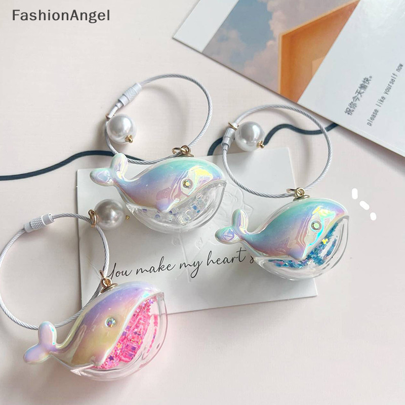 FashionAngel Cá Voi Dễ Thương Cá Heo Móc Khóa Động Vật Biển Búp Bê Móc Khóa Phụ Kiện Xe Hơi Dành Cho Nam Nữ Cặp Đôi Túi Trang Sức TH