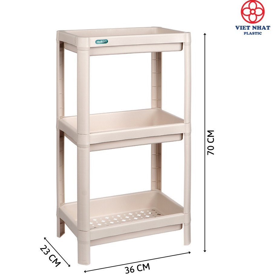 Kệ nhà bếp Osaka Horiko Việt Nhật, kệ nhựa đa tầng 2 tầng 3 tầng 4 tầng xếp gọn gàng siêu bền AMIZIN