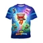 Tương tác Talking Tom thế giới trò chơi Áo thun 3D-kidscartoon mèo vui nhộn tay ngắn