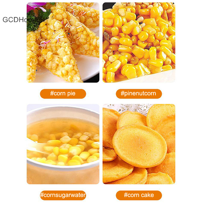 Gcdhome Dụng Cụ tách hạt ngô bằng thép không gỉ, bào ngô cầm tay cho gia đình, máy tuốt hạt ngô thủ công