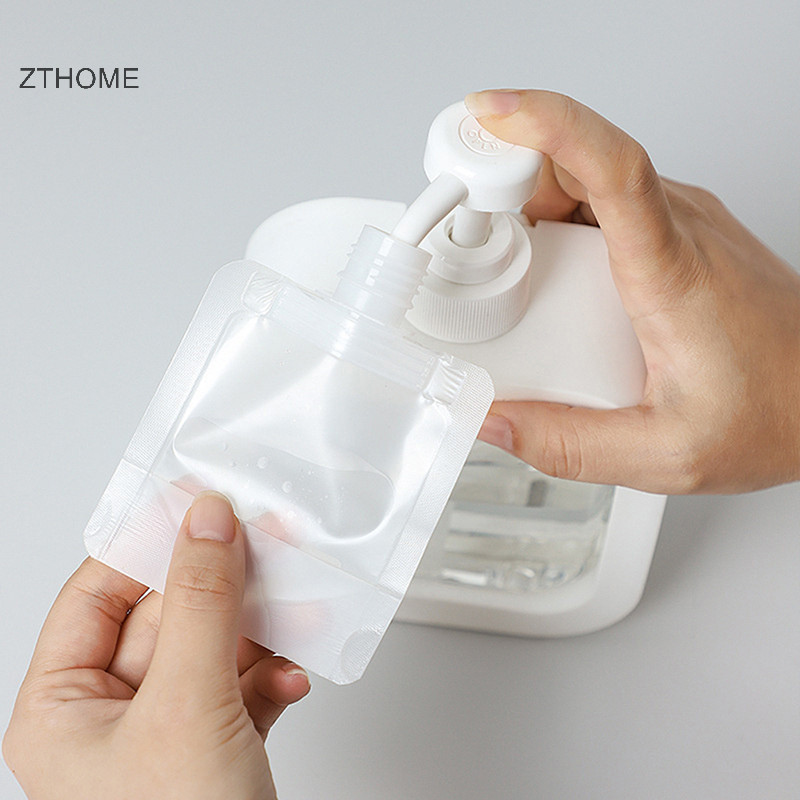 Zthome Túi Du Lịch Mỹ Phẩm Sữa Tắm Gel Dầu Gội Du Lịch Di Động Nhỏ Sữa Rửa Mặt Dùng Một Lần Chai Dụng Cụ Bảo Quản Tại Nhà HOT