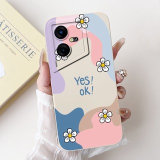 Vỏ Cho Tecno Pova Neo 3 LH6n Vỏ Mềm Họa Tiết Sang Trọng Vỏ Bảo Vệ Ống Kính Vuông Cho Tecno Pova Neo3 2023 Vỏ Điện Thoại