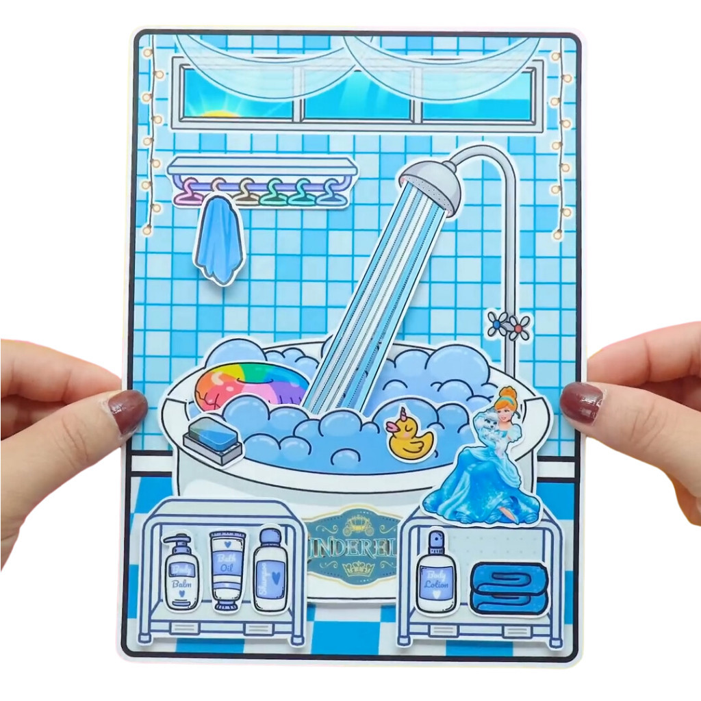 Đồ chơi bằng giấy ngôi nhà búp bê của toca boca đồ chơi bé gái h23 Đồ Chơi - Squishy - Kuromi - Đồ chơi giấy
