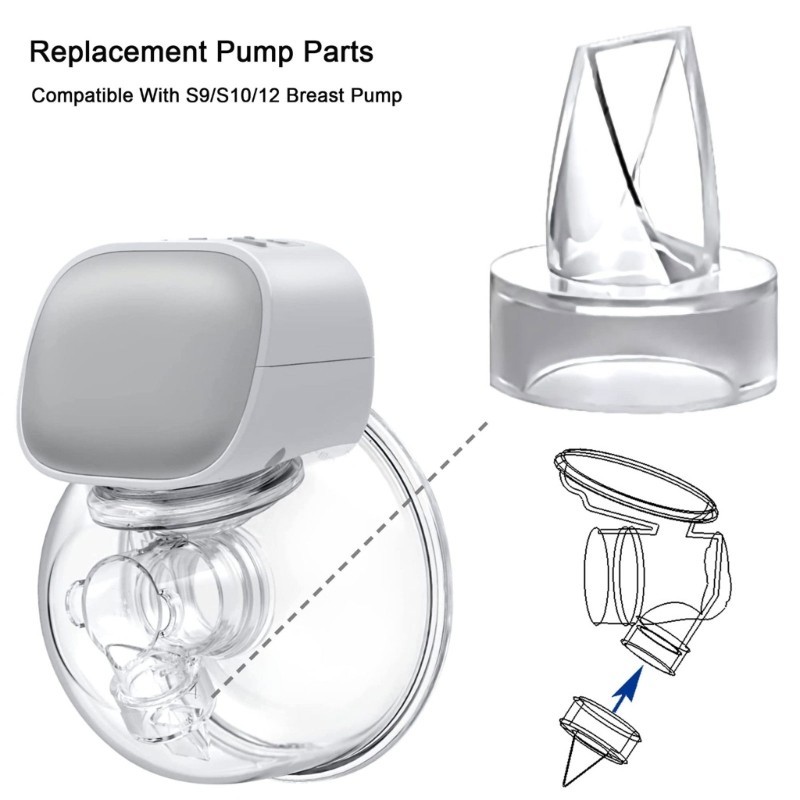 Silicone Duckbill Valves for S9/S12 Wearable Breast Pumps Prevents Milk Backflow