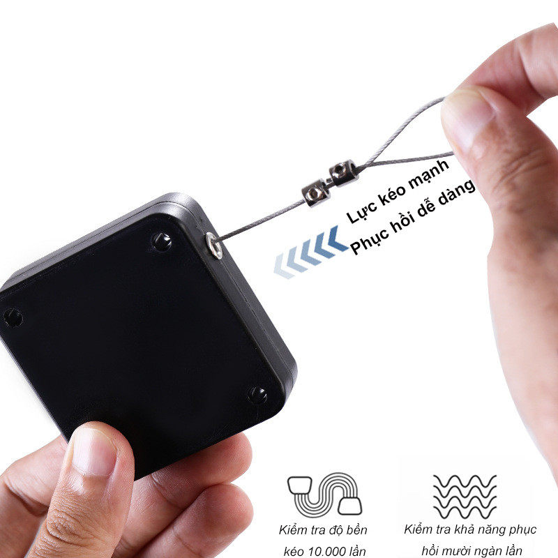Hộp dây rút tự động đóng cửa, Cửa đệm gần hơn,Kéo dây cửa tự động đóng lại,không cần Khoan Đục, Rât thuận tiện