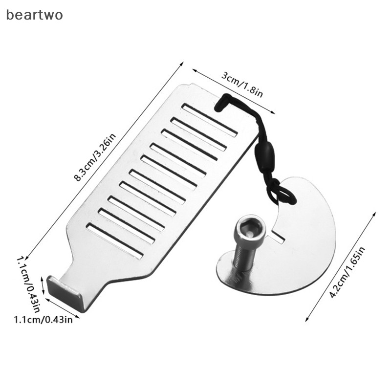 < Beartwo > Khóa cửa an ninh không thủng Chốt an toàn Khóa kim loại Phòng gia đình Khách sạn Du lịch Công cụ chống trộm đẹp