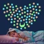 ORDOBOX 100 Cái / bộ Decal Dạ Quang, Trang Trí Mầm Non DIY Nhãn Dán Tường Dạ Quang, Ngôi Sao Đầy Màu Sắc Phát Sáng Trong Bóng Tối Huỳnh Quang Treo Tường Nghệ Thuật Đề Can Trẻ Em Trang Trí Phòng Cho Bé