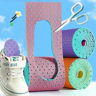 1 Cuộn DIY Tự Cắt Đế Thoáng Khí Thoải Mái Chống Trơn Trượt Miếng Lót Giày Trẻ Em Người Lớn Mềm Plantar Fasciitis Memory Foam Giày Đệm
