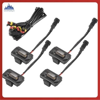 [Cornellsidney.vn] 4 Đèn LED Lưới Tản Nhiệt Trước Cho Xe Toyota Tacoma Raptor TRD Off Road Sport 2020 2021 Đèn Nướng Ngoài