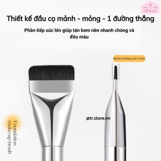 Cọ tán kem nền Gecomo cao cấp G1119 đầu dẹt siêu mảnh