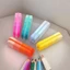 Bút chì BEABOUT, Túi đựng bút đa chức năng bằng silicon mềm, Đồ dùng học tập màu Gradient Túi đựng bút dung tích lớn