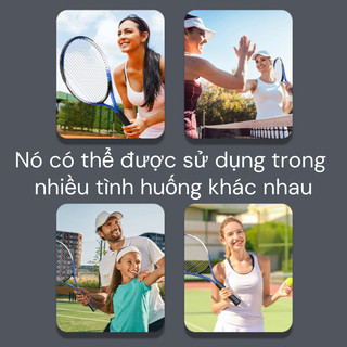 Bộ Vợt tennis Tự Tập Luyện, Vợt Cầu Lông Chất Lượng Cao, Bộ Vợt Đàn Hồi Thể Dục Ngoài Trời Dành