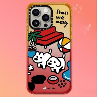 Casetify X Sẽ Chúng ta lộn xộn Ốp Lưng Đen Peach Haze Cotton Kẹo Bộ Sưu Tập Màu Sắc Trong Suốt Cứng Ốp Lưng Tác Động Cho Apple IPhone 12 13 14 15 16 Pro Max Plus Có Hộp