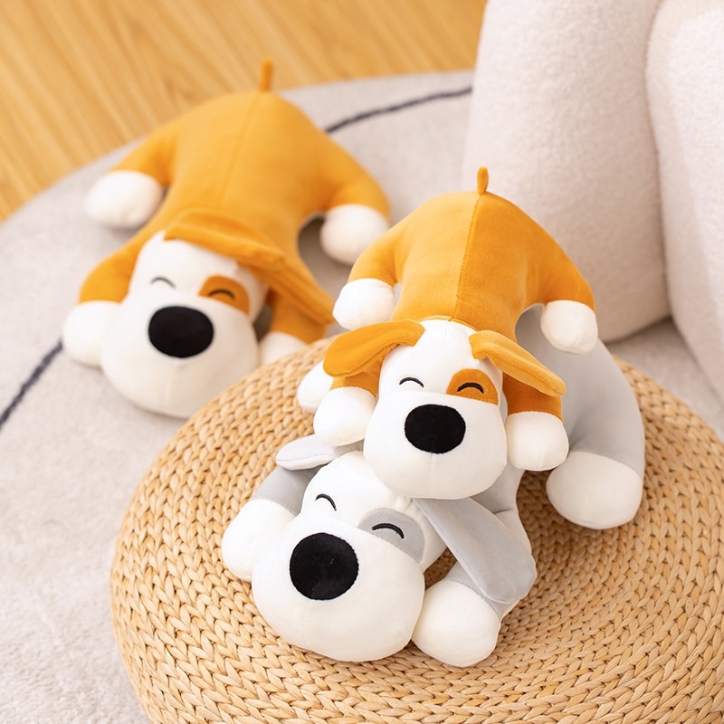 Kawaii Mỉm Cười Chó Sang Trọng Đồ Chơi Vui Vẻ Màu Cam Xám Chó Con Sang Trọng Búp Bê Gối Pug Dễ Thương Nhồi Bông Đồ Chơi Đệm Nhà Trang Trí Phòng Ngủ Tựa Đầu Mềm Mại Cho Bé Đồ Chơi Làm Dịu Trẻ Em Quà Tặng Sinh Nhật